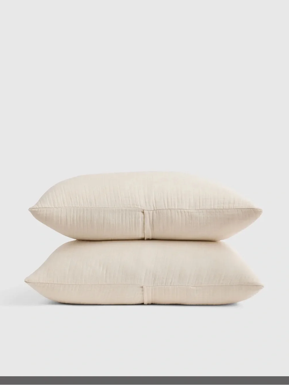 NWOT Quince Luxury Organic Cotton Gauze  Sham Set in Undyed!